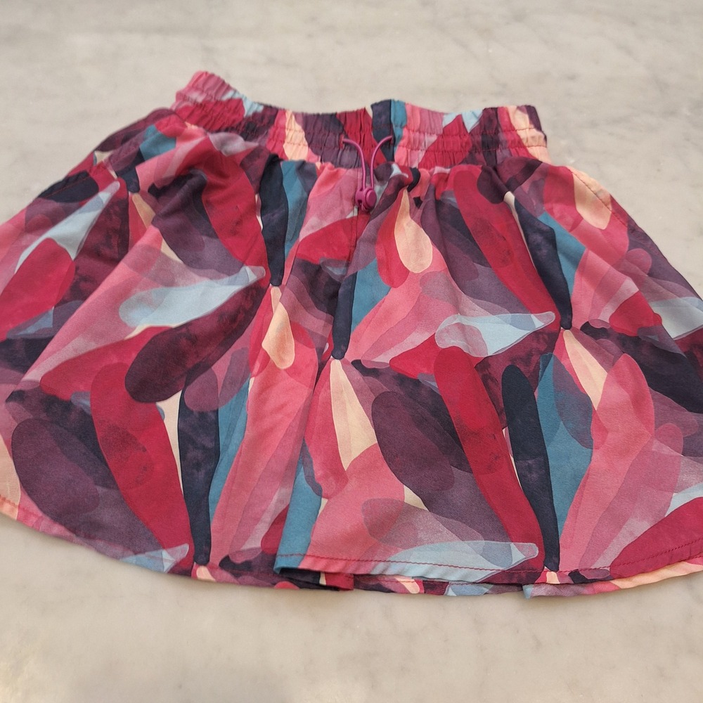 Sincerely Jules Skort SzXS Pink Abstract Print Athletic Tennis Pickleball Skirt